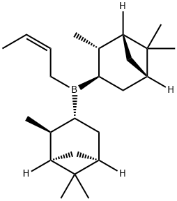 B-Crotyldiisopinocampheylborane Structure