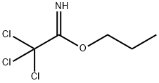 Ethanimidic acid, 2,2,2-trichloro-, propyl ester 구조식 이미지