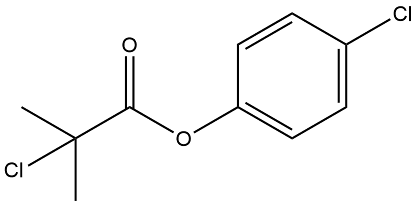 4-Chlorophenyl 2-chloro-2-methylpropanoate Structure