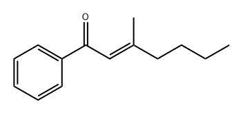 2-Hepten-1-one, 3-methyl-1-phenyl-, (2E)- 구조식 이미지