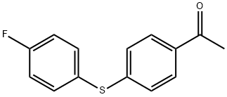 Ethanone, 1-[4-[(4-fluorophenyl)thio]phenyl]- Structure