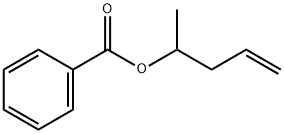 Benzoic acid 1-methyl-but-3-enyl ester Structure