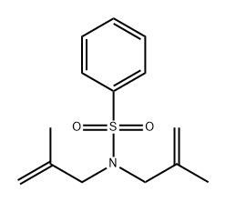 Benzenesulfonamide, N,N-bis(2-methyl-2-propen-1-yl)- Structure