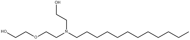 Ethanol, 2-[dodecyl[2-(2-hydroxyethoxy)ethyl]amino]- 구조식 이미지