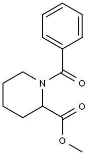 2-Piperidinecarboxylic acid, 1-benzoyl-, methyl ester Structure