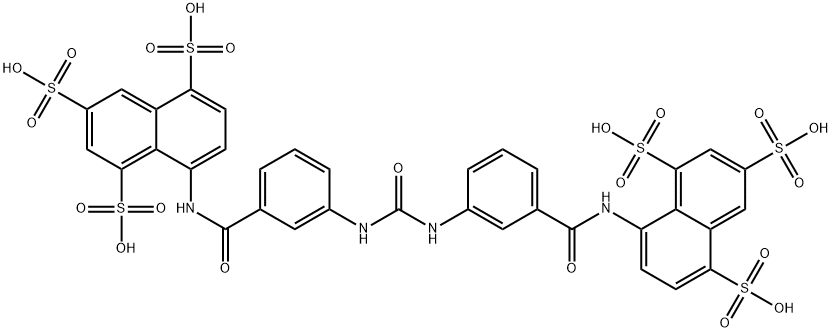 1,3,5-Naphthalenetrisulfonic acid, 8,8'-[carbonylbis(imino-3,1-phenylenecarbonylimino)]bis- (9CI) 구조식 이미지