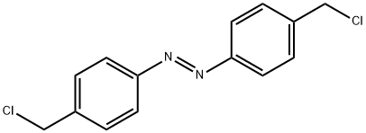 Diazene, bis[4-(chloromethyl)phenyl]-, (E)- (9CI) Structure