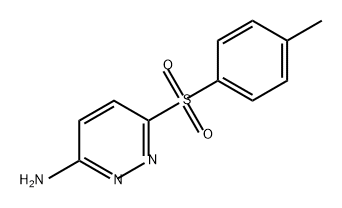 3-Pyridazinamine, 6-[(4-methylphenyl)sulfonyl]- Structure