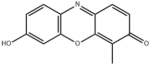 3H-Phenoxazin-3-one, 7-hydroxy-4-methyl- Structure