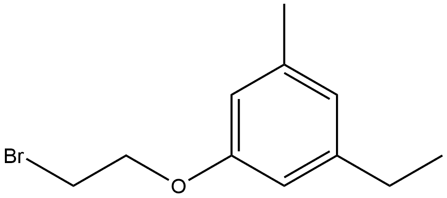 1-(2-Bromoethoxy)-3-ethyl-5-methylbenzene Structure
