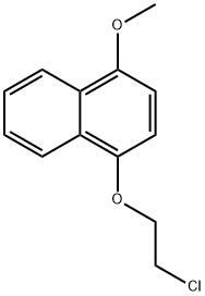 Naphthalene, 1-(2-chloroethoxy)-4-methoxy- 구조식 이미지