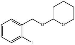 2H-Pyran, tetrahydro-2-[(2-iodophenyl)methoxy]- Structure