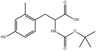 3-(4-hydroxy-2-methylphenyl)-2-[(2-methylpropan-2-yl)oxycarbonylamino]propanoic acid Structure