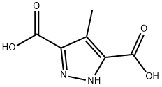 1H-Pyrazole-3,5-dicarboxylic acid, 4-methyl- Structure