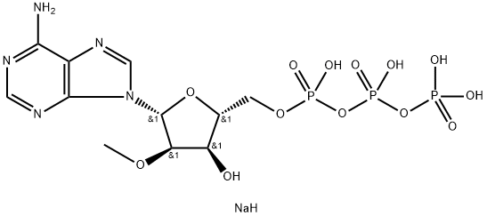 2'-O-Methyladenosine-5'-triphosphate sodium salt Structure