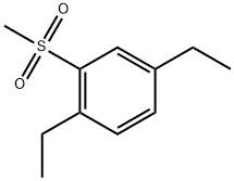 1,4-Diethyl-2-(methylsulfonyl)benzene Structure