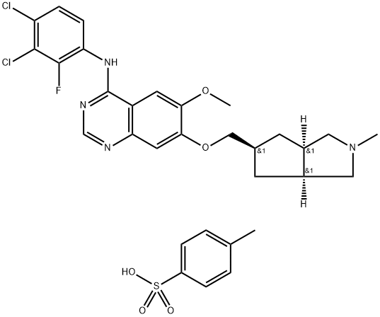 XL647 4-methylbenzenesulfonate Structure