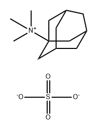 N,N,N-trimethyl-1-adamantanaminium sulfate (2:1) Structure