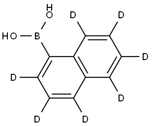 Boronic acid, B-(1-naphthalenyl-2,3,4,5,6,7,8-d7)- Structure