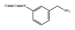 (3-isocyanatophenyl)methanamine Structure