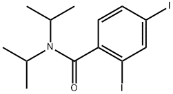 2,4-Diiodo-N,N-bis(1-methylethyl)benzamide Structure