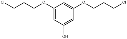 Phenol, 3,5-bis(3-chloropropoxy)- Structure