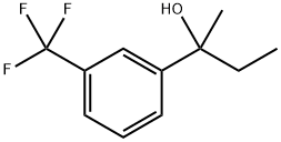 Benzenemethanol, α-ethyl-α-methyl-3-(trifluoromethyl)- Structure