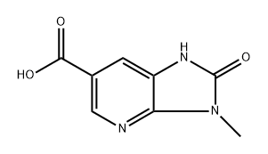 3-methyl-2-oxo-1H,2H,3H-imidazo[4,5-b]pyridine-6-carboxylic acid 구조식 이미지
