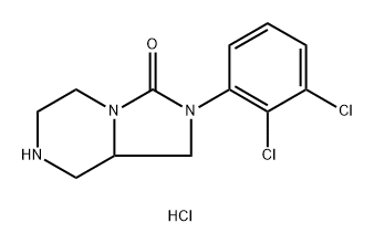 Imidazo[1,5-a]pyrazin-3(2H)-one, 2-(2,3-dichlorophenyl)hexahydro-, hydrochloride (1:1) Structure