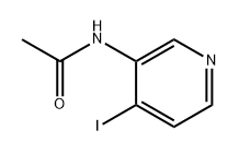 N-(4-Iodo-3-pyridinyl)acetamide 구조식 이미지