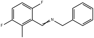 N-[(3,6-Difluoro-2-methylphenyl)methylene]benzenemethanamine Structure