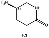 2-Piperidinone, 5-amino-, hydrochloride (1:2), (5S)- 구조식 이미지