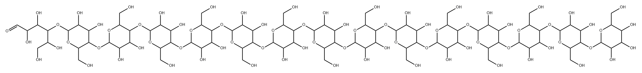 D-Glucose, [O-α-D-glucopyranosyl-(1→4)]14- Structure