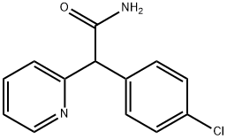 2-Pyridineacetamide, α-(4-chlorophenyl)- 구조식 이미지