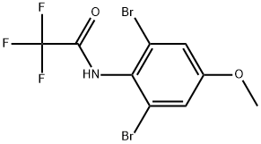 N-(2,6-Dibromo-4-methoxyphenyl)-2,2,2-trifluoroacetamide Structure