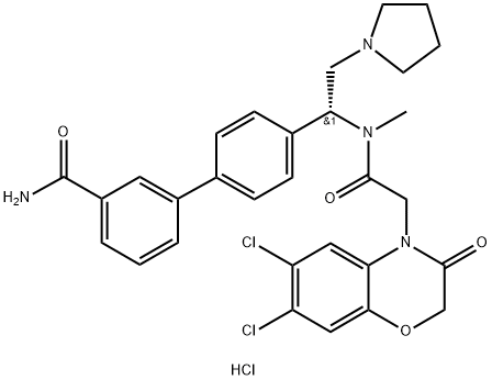 GSK 1562590 HYDROCHLORIDE 구조식 이미지