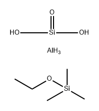 Silane, ethoxytrimethyl-, reaction products with pyrophyllite (Al2O(Si2O5)2) Structure