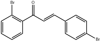 (E)-1-(2-bromophenyl)-3-(4-bromophenyl)prop-2-en-1-one Structure