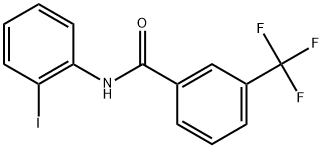 N-(2-Iodophenyl)-3-(trifluoromethyl)benzamide 구조식 이미지