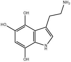 3-(2-Aminoethyl)-1H-indole-4,5,7-triol Structure