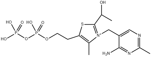 2-(α-Hydroxyethyl)thiamine diphosphate Structure