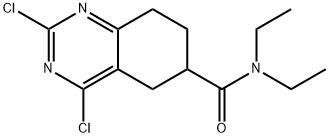 2,4-dichloro-5,6,7,8-tetrahydro-quinazoline-6-carboxylic acid diethylamide Structure