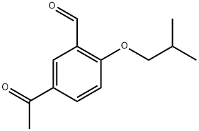 5-Acetyl-2-(2-methylpropoxy)benzaldehyde Structure