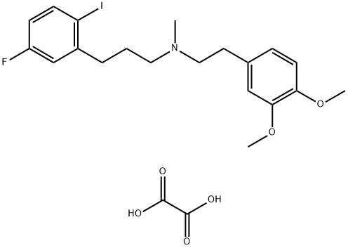 N-(3,4-dimethoxyphenethyl)-3-(5-fluoro-2-iodophenyl)-N-methylpropan-1-amine oxalate Structure