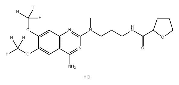 [2H6]-Alfuzosin hydrochloride Structure