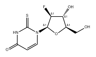 2'-Deoxy-2'-fluoro-beta-D-arabino-2-thiouridine Structure