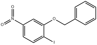 Benzene, 1-iodo-4-nitro-2-(phenylmethoxy)- 구조식 이미지