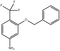 3-(Benzyloxy)-4-(trifluoromethyl)aniline 구조식 이미지