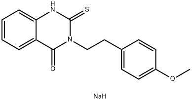 sodium {3-[2-(4-methoxyphenyl)ethyl]-4-oxo-3,4-dihydroquinazolin-2-yl}sulfanide 구조식 이미지