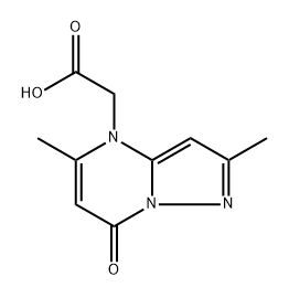 2-(2,5-dimethyl-7-oxo-pyrazolo[1,5-a]pyrimidin-4-yl)acetic acid Structure